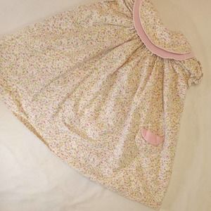 VTG Daises & Doodlebug Flannel Dress 6-9